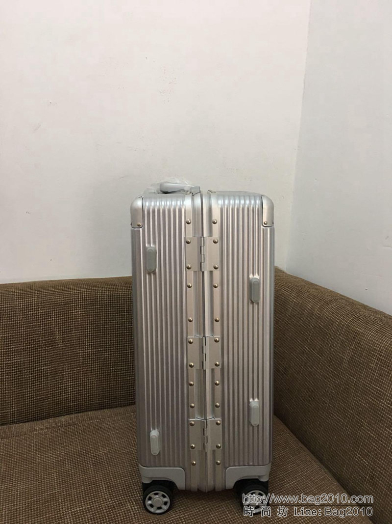 RIMOWA日默瓦 拉箱/拉杆箱 pc+鋁鎂合金 經典classic系列 明星同款 8025 限量20寸登機箱  xbt1144